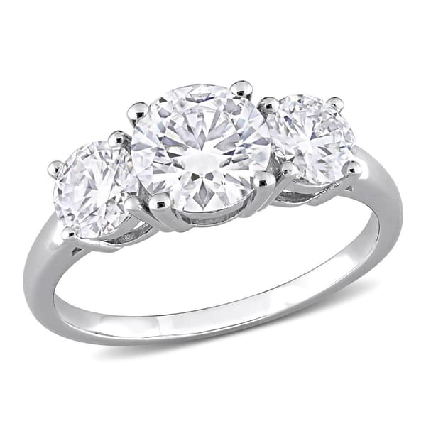 Gemstone Classics(tm) 2 1/4kt. Dew Moissanite Engagement Ring - image 