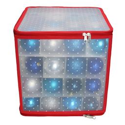 Northlight Seasonal Transparent Zip Up Ornament Storage Bag
