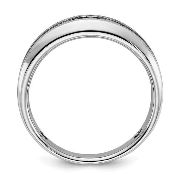 Mens Gentlemen’s Classics™ 14kt. White Gold Square Diamond Ring