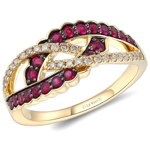 Le Vian(R) Gold Ruby & Nude Diamond Ring - image 