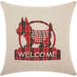 Mina Victory by Nourison Welcome Scottie Decorative Pillow-17x17 - image 1
