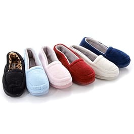 Womens Aerosoles Soft Terry Closed Back Slippers