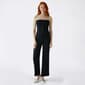Juniors Madden Girl Knit Dobby Strapless Faux Vest Jumpsuit - image 1