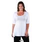 Plus Size 24/7 Comfort Apparel Elbow Sleeve Tunic - image 11
