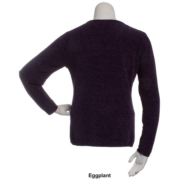 Veste Patchwork Chenille Napa Valley - Broderie Perles Bleu Et Vert - Taille XL - Comme Neuf