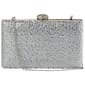 D''Margeaux Square Crystal Clutch With Chain - image 2
