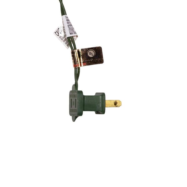 Kurt S. Adler 9ft. Pre-Lit Clear Incandescent Flocked Garland