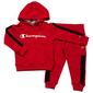 Boys &#40;4-7&#41; Champion&#40;R&#41; Hoodie & Jogger Sweatpants Set - Lychee - image 1