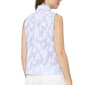 Womens Cece Sleeveless Floral Casual Button Down - image 2