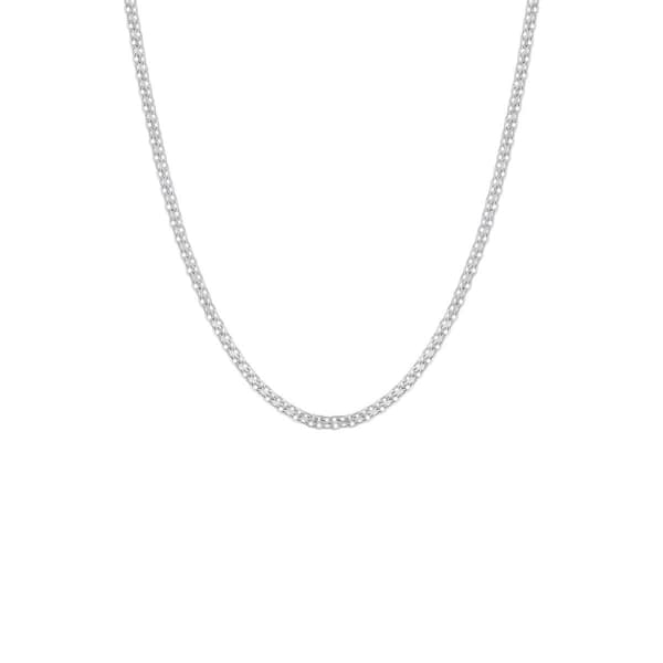 Sterling Silver Fine Bismark 18in. Necklace - image 