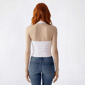 Juniors Cotton Candy Butter Soft Halter Top With Pads - image 4