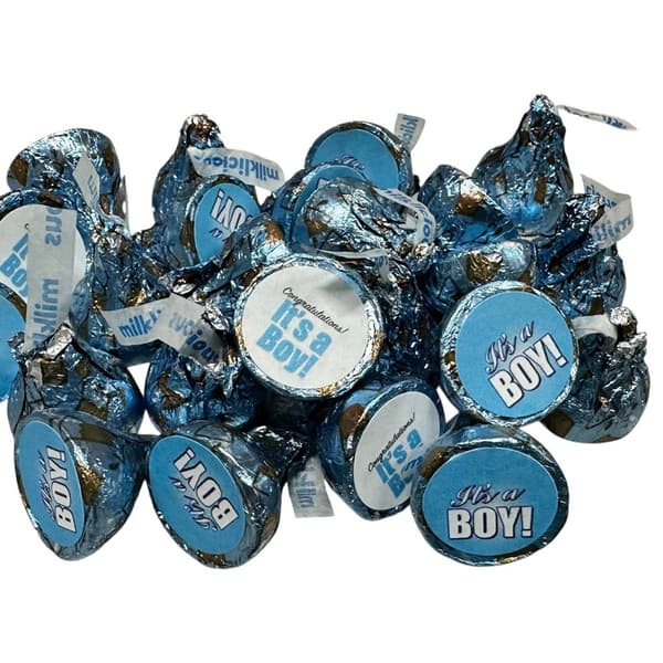 Boscov''s 16oz. It''s A Boy Milklicious Milk Chocolate Kisses