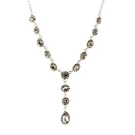 Rosa Rhinestones Crystal Y-Necklace