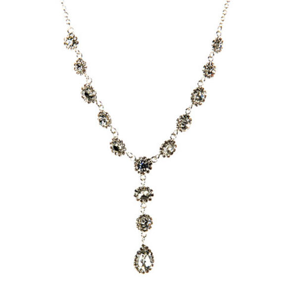 Rosa Rhinestones Crystal Y-Necklace - image 