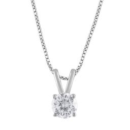 Nova Star(R) White Gold Lab Grown 3/4ct. Diamond Solitaire Pendant