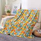 Spirit Linen Home&#8482; Velvet Harvest Grey Pumpkin Throw Blanket - image 2