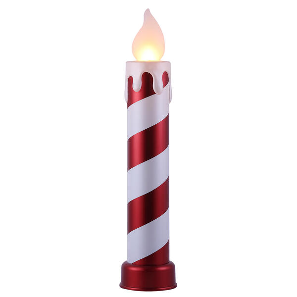 Mr. Christmas(R) 36in. Striped Metallic Blow Mold Candle Stick - image 