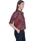 Womens Tommy Hilfiger Elbow Puff Sleeve Paisley Blouse - image 3