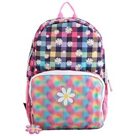 Checkered Daisy Medium Backpack