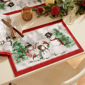 Threadmade Snowman Winterland Holiday Napkins - Set of 4 - image 3