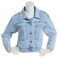 Juniors Ashley Cattleman Rhinestone Denim Jacket - image 1