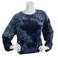 Womens French Laundry Crew Neck Plush Velour Top w/Elastic Bottom - image 1