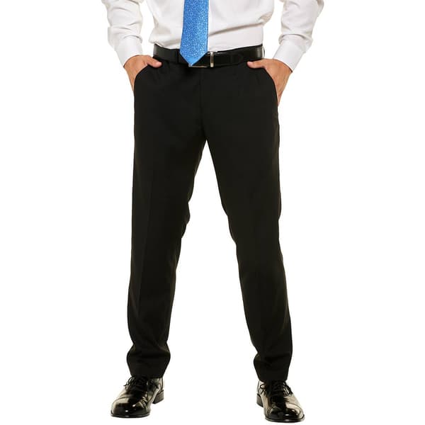 Mens Nautica Stretch Suit Pants – Black