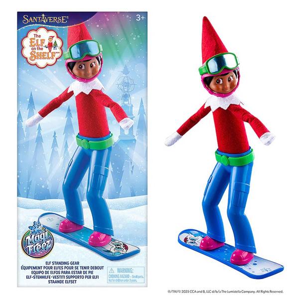 The Elf On The Shelf® MagiFreez® Swish and Sleigh Snowboard Set