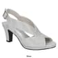 Womens Easy Street Christy Glitter Peep Toe Heels - image 8