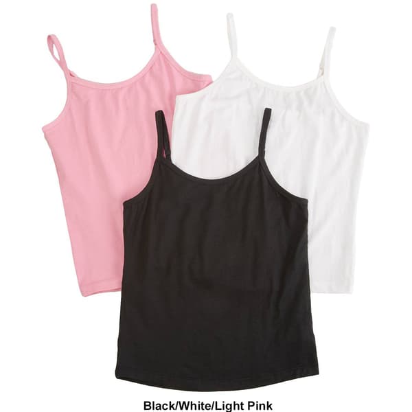 Girls &#40;7-16&#41; Pink Angel 3pk. Camisoles