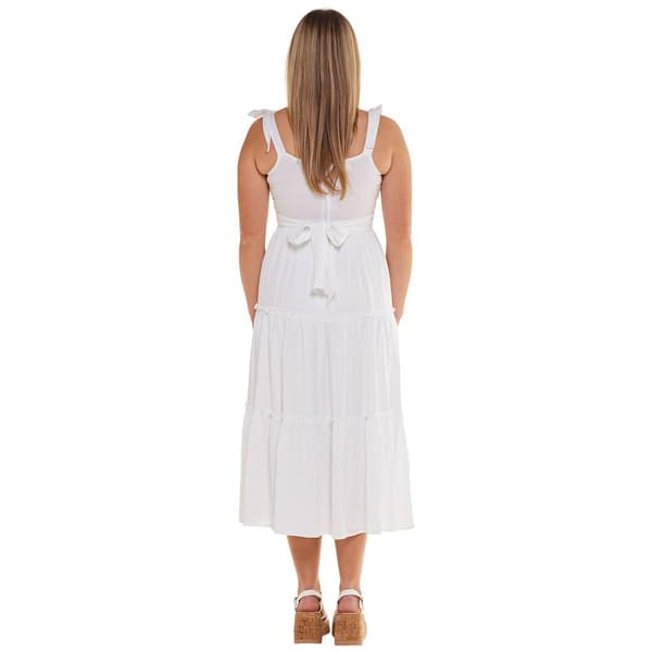 Juniors Trixxi Athenian Linen Midi Dress