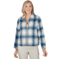 Petite Alfred Dunner Sunset Ridge Plaid Zip Front Jacket - image 1