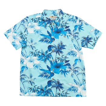 Mens Joe Marlin Hibiscus Island Button Down Shirt - Boscov's