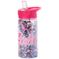 Girls Barbie(R) Clear Hearts Glitter Confetti Shaker Water Bottle - image 1