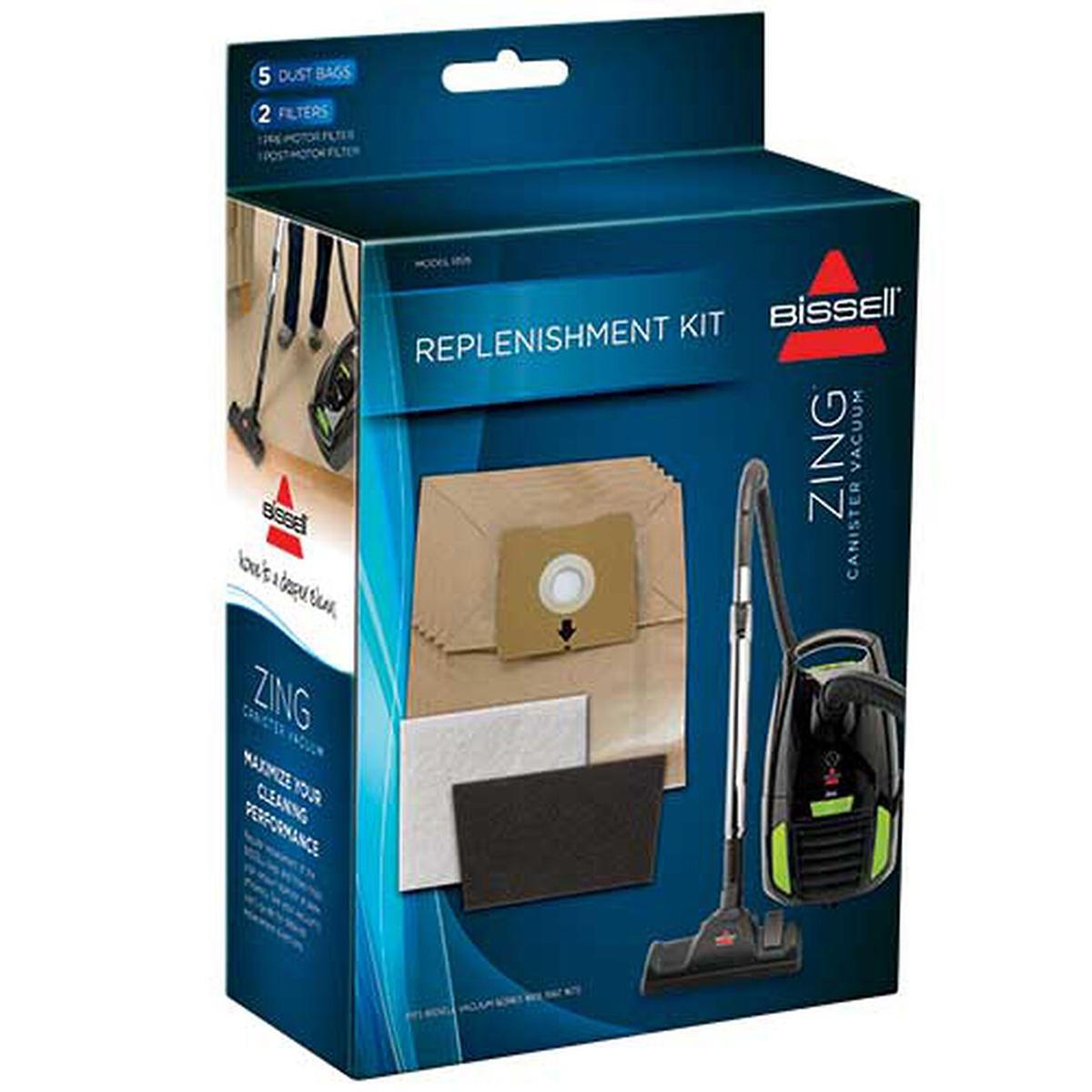 Bissell® Zing 5pk. Vacuum Bags and Filter Replenishment...