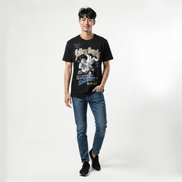Young Mens SOUTHPOLE Fallen Angel Foil Tee