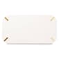 Baxton Studio Kassa Brushed Gold Metal & White Wood Coffee Table - image 4