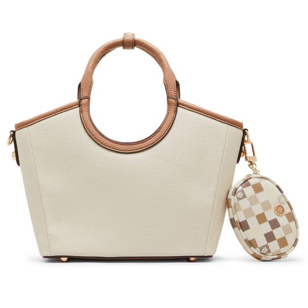 Anne Klein Small Tote with Graphic Tile Pouch