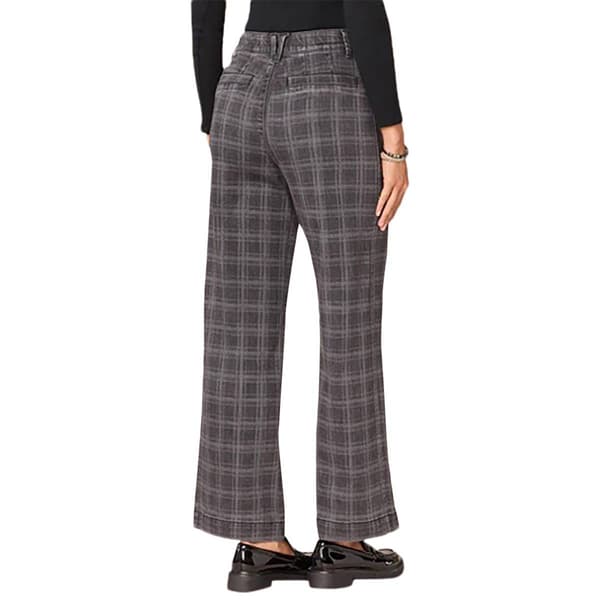 Womens Democracy "Ab"solution&#174; Wide Leg Plaid Pants