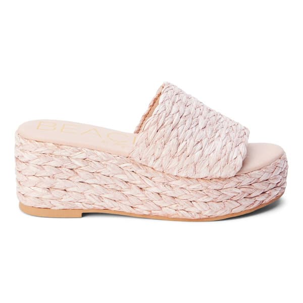 Womens Beach by Matisse Peony Platform Slide Sandals