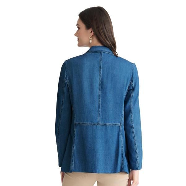 Womens Jones New York Long Sleeve Faux Double Breasted Blazer