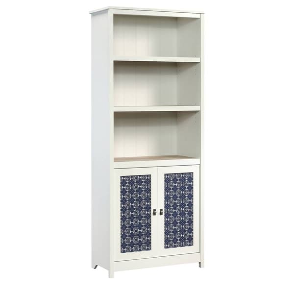 Sauder Cottage Road Library with Doors - White - image 