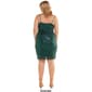 Juniors Plus Emerald Sundae Sequin Tulip Sheath Dress - image 2