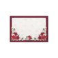 Threadmade Poinsettia Garlands Engineered Placemats - Set of 4 - image 2