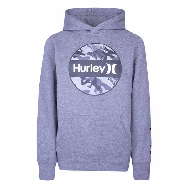 Boys (8-20) Hurley Camo Pullover Hoodie - Charcoal - image 