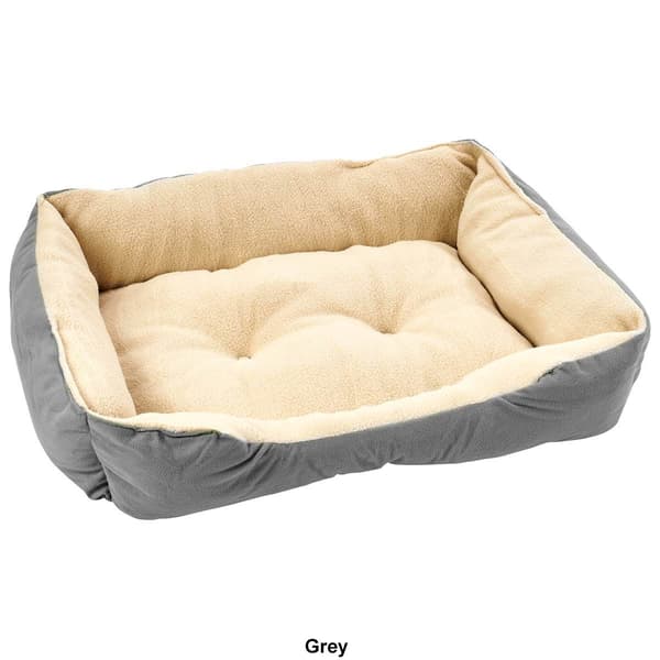 Comfortable Pet Suede Square Pet Bed