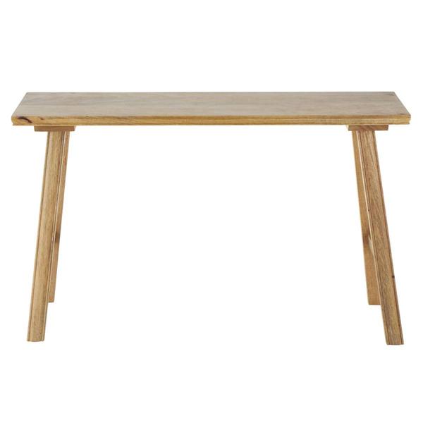 9th & Pike® Farmhouse Brown Mango Wood Bench