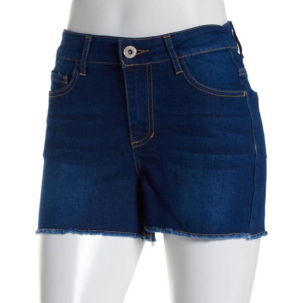 Juniors California Vintage Valley Girl Frayed Denim Shorts