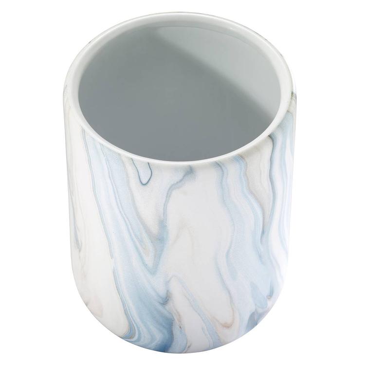 Avanti Waves Blue Wastebasket