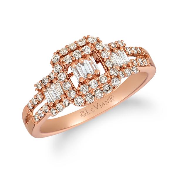 Le Vian(R) Mixed Shape Nude Diamonds(tm) & Strawberry Gold(R) Ring - image 